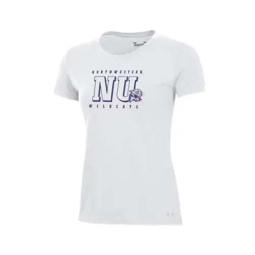 Under Armour Performance CottonCollegiate Regular T Shirt Women's White