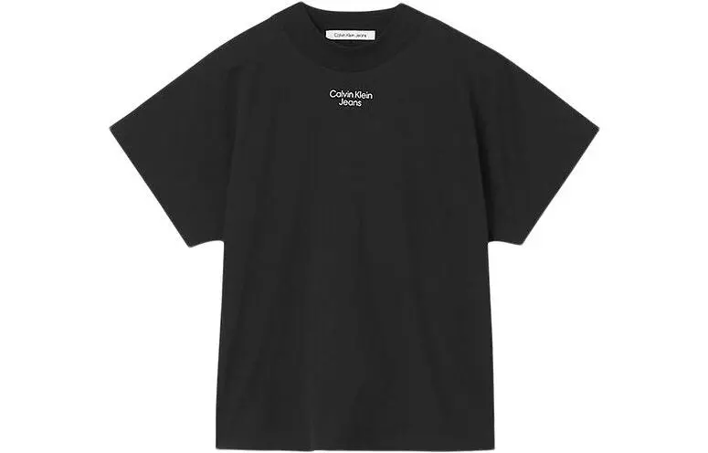 CK/Calvin Klein SS22 Crew Neck Short Sleeved T Shirt Women's Black
