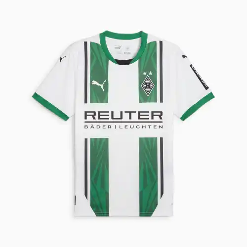 PUMA SS24 Soccer Jersey Men's White Green