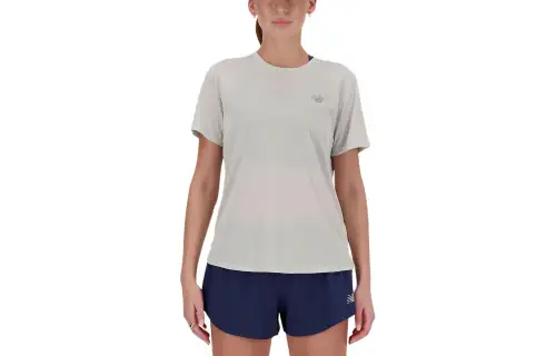 New Balance Athletics Amplified T Shirt Women's Heather Cool Gray