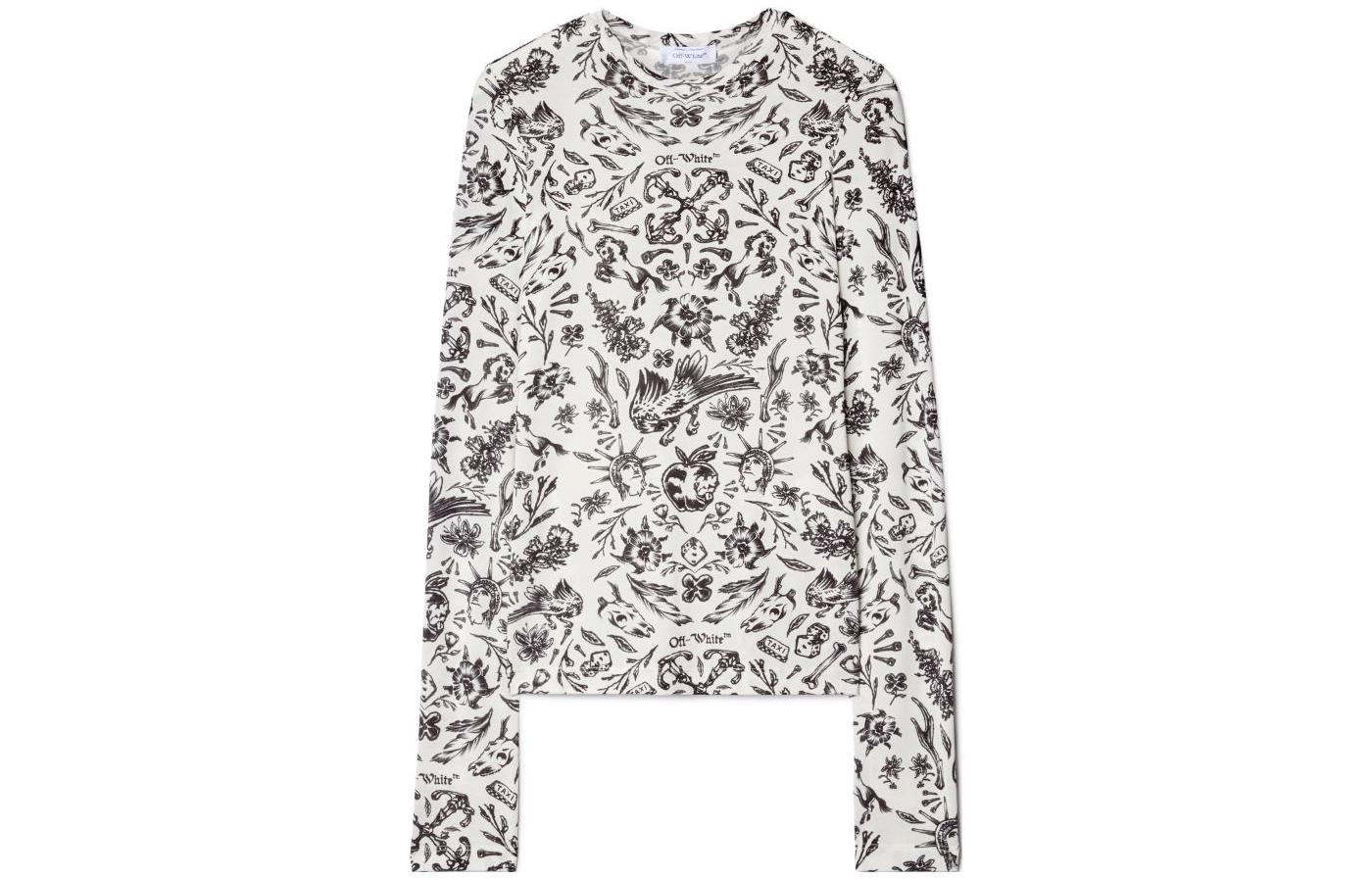OFF-WHITE tattoo-print T-shirt