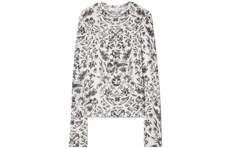 OFF-WHITE tattoo-print T-shirt
