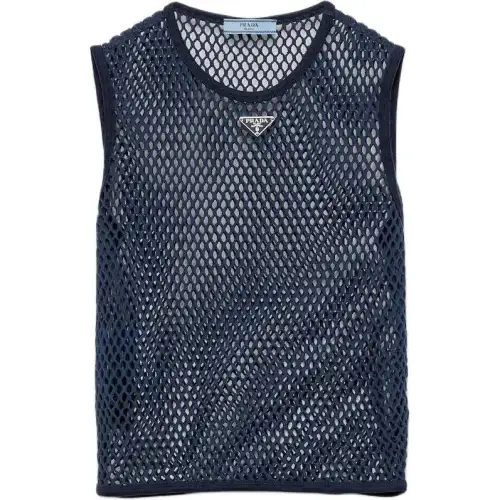 Prada mesh sleeveless top