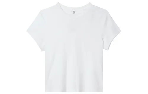 UNIQLO T Shirts Women's Crew Neck Moderate Straight Fit