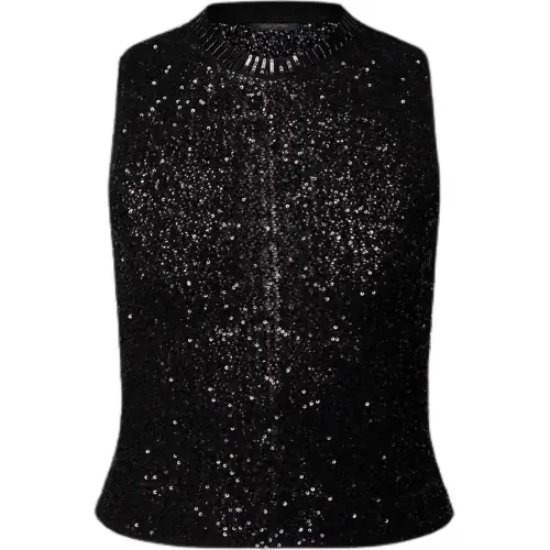 LOUIS VUITTON Tank Top Women's Black