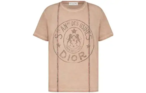 DIOR T Shirt Women's Orange Pink