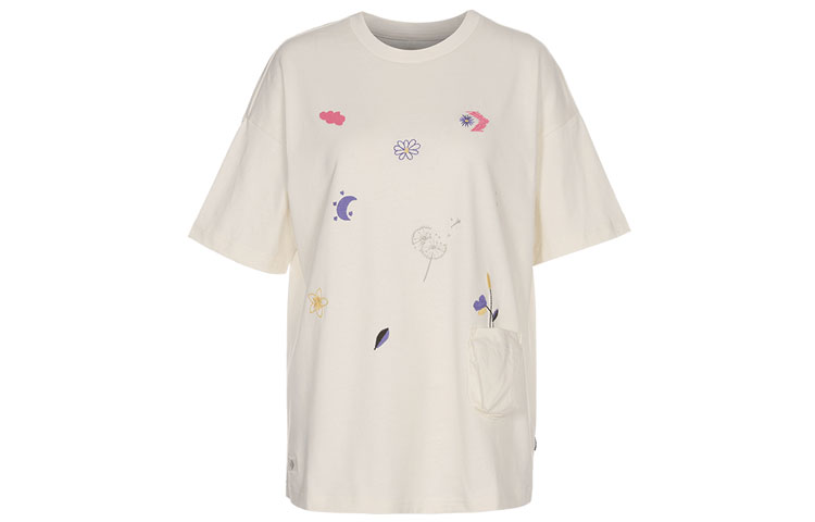 Женская футболка Converse Graphic Tee (бежевая)