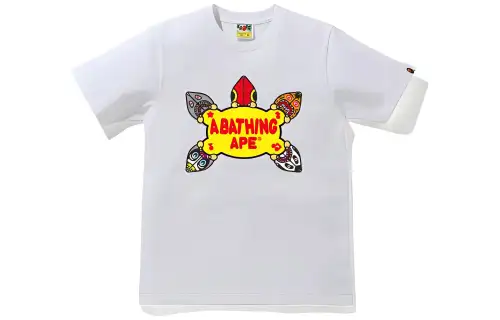A BATHING APE T Shirts Women's Crew Neck Moderate Straight Fit