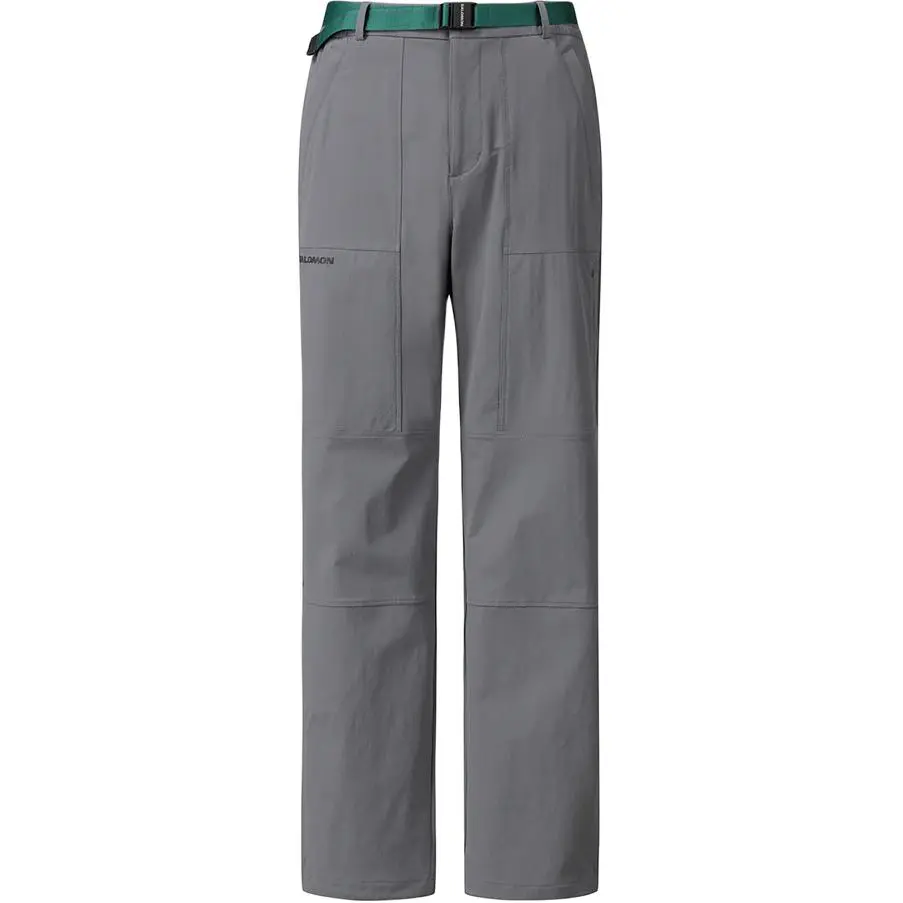 SALOMON Sports Pants Unisex Gray