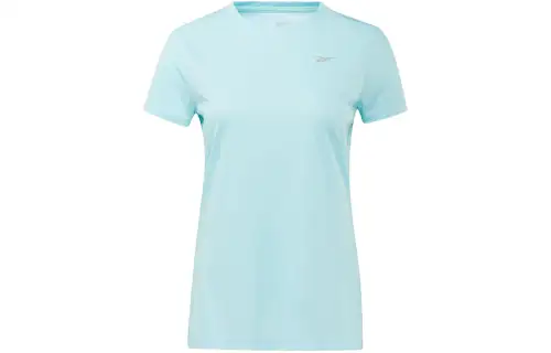 Reebok Re Basic Ss Tee T Shirt Women's Light Blue
