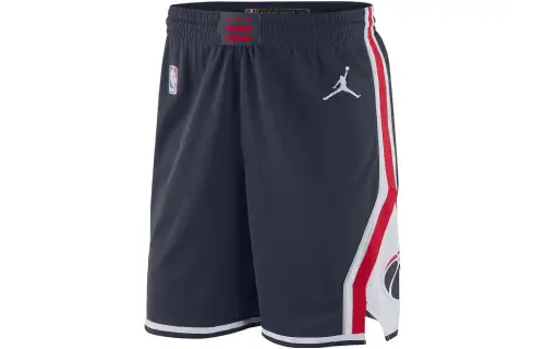 Jordan Wizards Statement Edition 2020 Basketball Shorts Men's Collegiate Marine Blue/University Red/White/White
