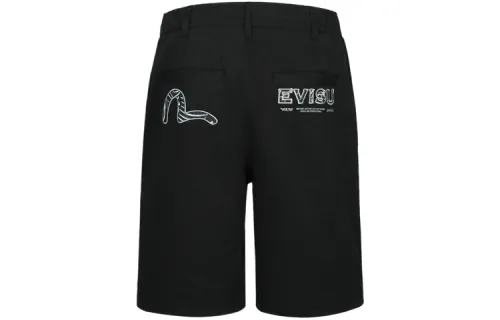 EVISU Casual Shorts Men's Black Moderate