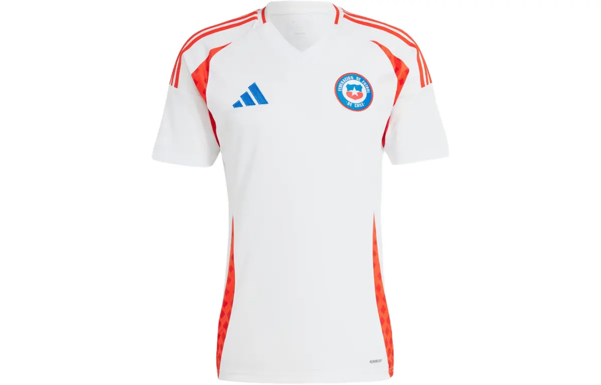 Adidas Chile National Team Chile 24 Away Jersey Soccer Jersey Men's White