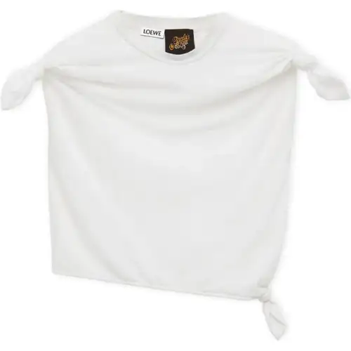LOEWE SS24 Crop Top Women's White