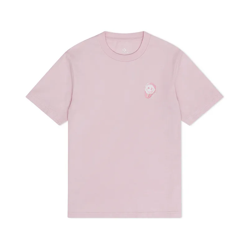 Converse SS25 Regular T Shirt Women's Pink