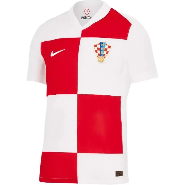 Nike Croatia National Team Croatia 2024/25 Match Home Soccer Jersey Men's White/University Red