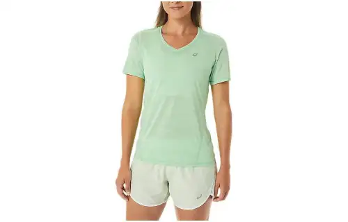 Asics RACE V T Shirt Women's Tourmaline/Whisper Green