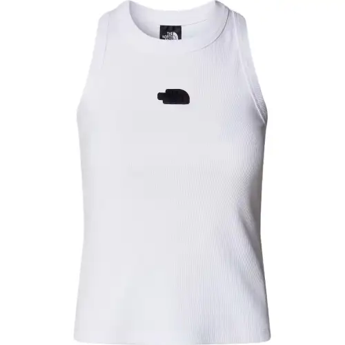 The North Face Logo Detailed Fine-Ribbed Tank Top
