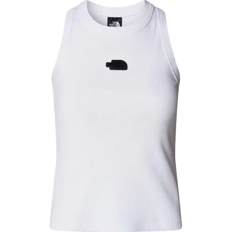 The North Face Logo Detailed Fine-Ribbed Tank Top