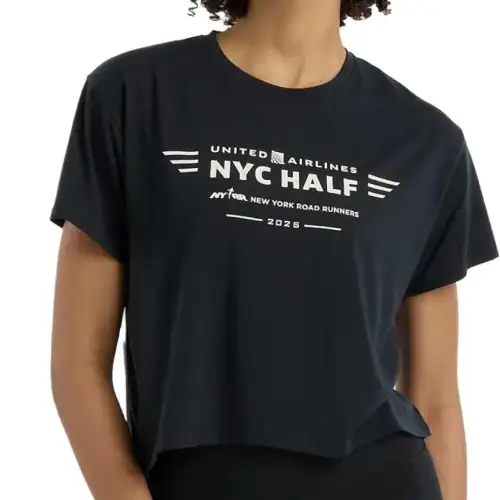 New Balance United Airlines NYC T Shirt Women's Black