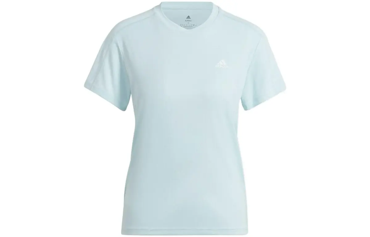 Adidas Set in Sleeve T Shirt Women's Light Blue