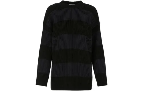 Balenciaga FW21 Sweater Women's Black Gray