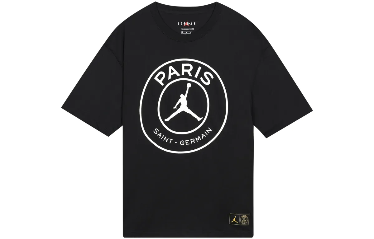 Jordan Drop Shoulder Sleeve T Shirt Women's Black