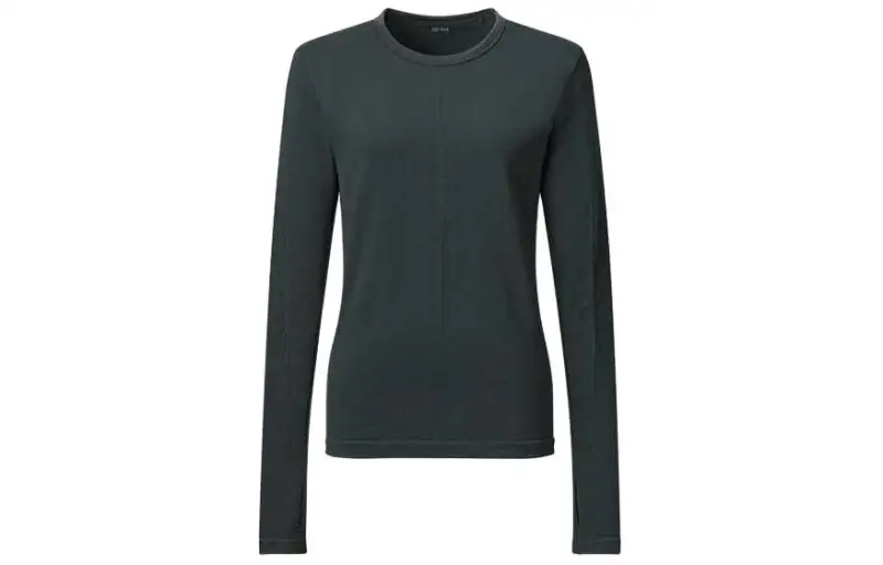 UNIQLO U Collection SS24 Drop Shoulder Sleeve T Shirt Women's Dark Gray