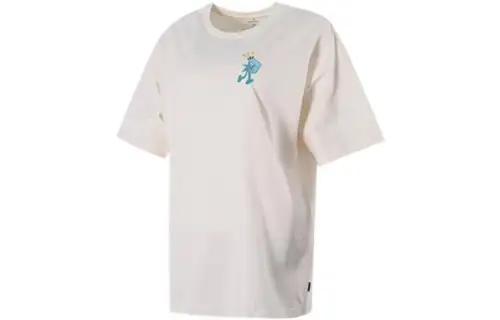Converse Drop Shoulder Sleeve T Shirt Women's Beige