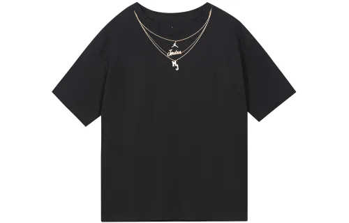 Jordan SS22 Drop Shoulder Sleeve T Shirt Women's Black