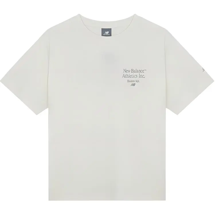 New Balance T Shirt Women's Ivory White