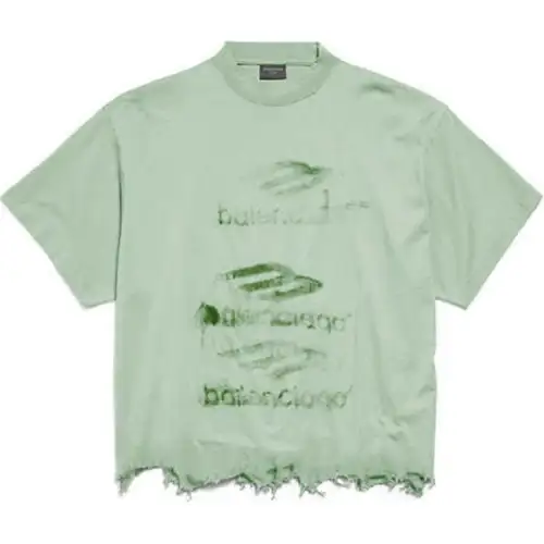 Balenciaga T Shirt Women's Green