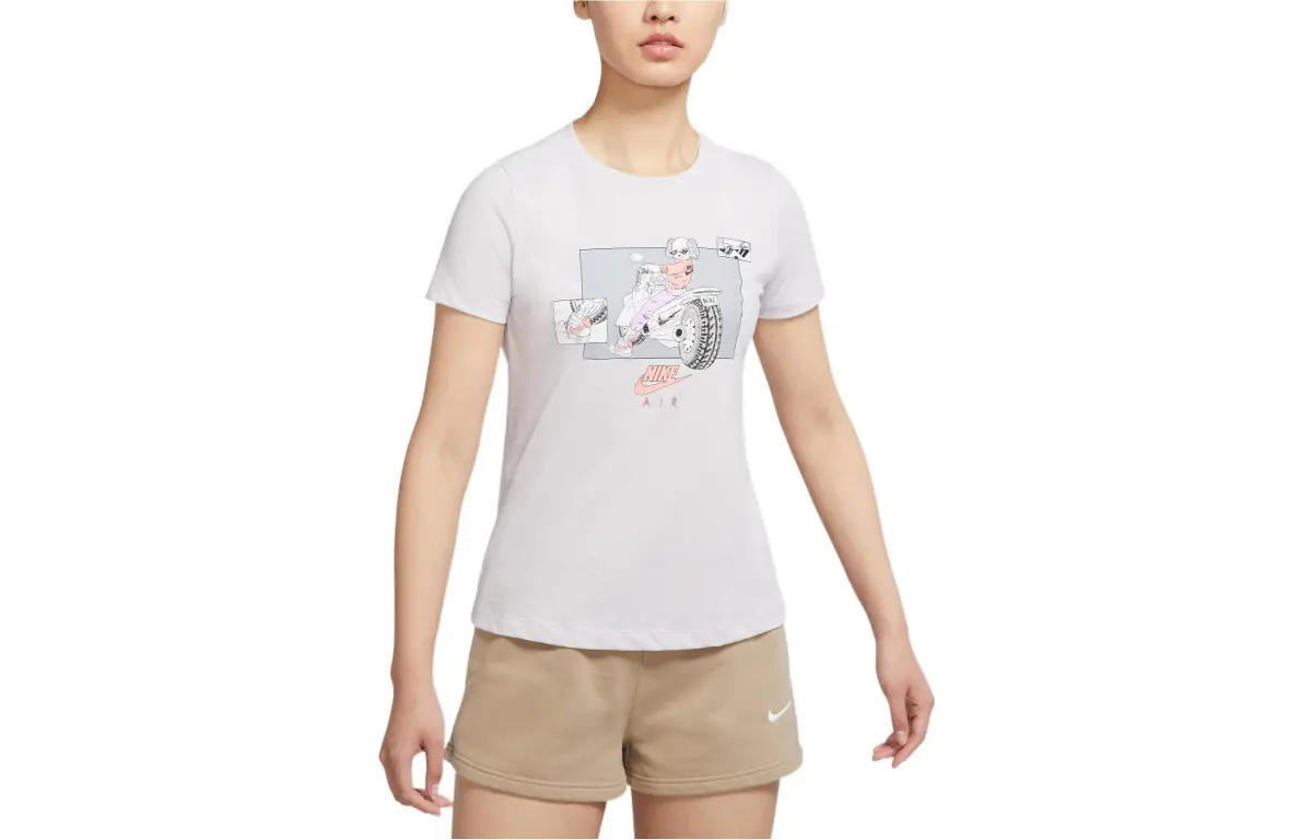 Nike T Shirt Women's Light Gray