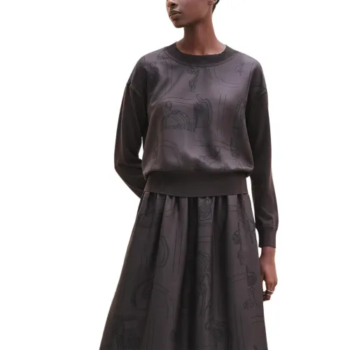 HERMES FW24 Sweater Women's Black