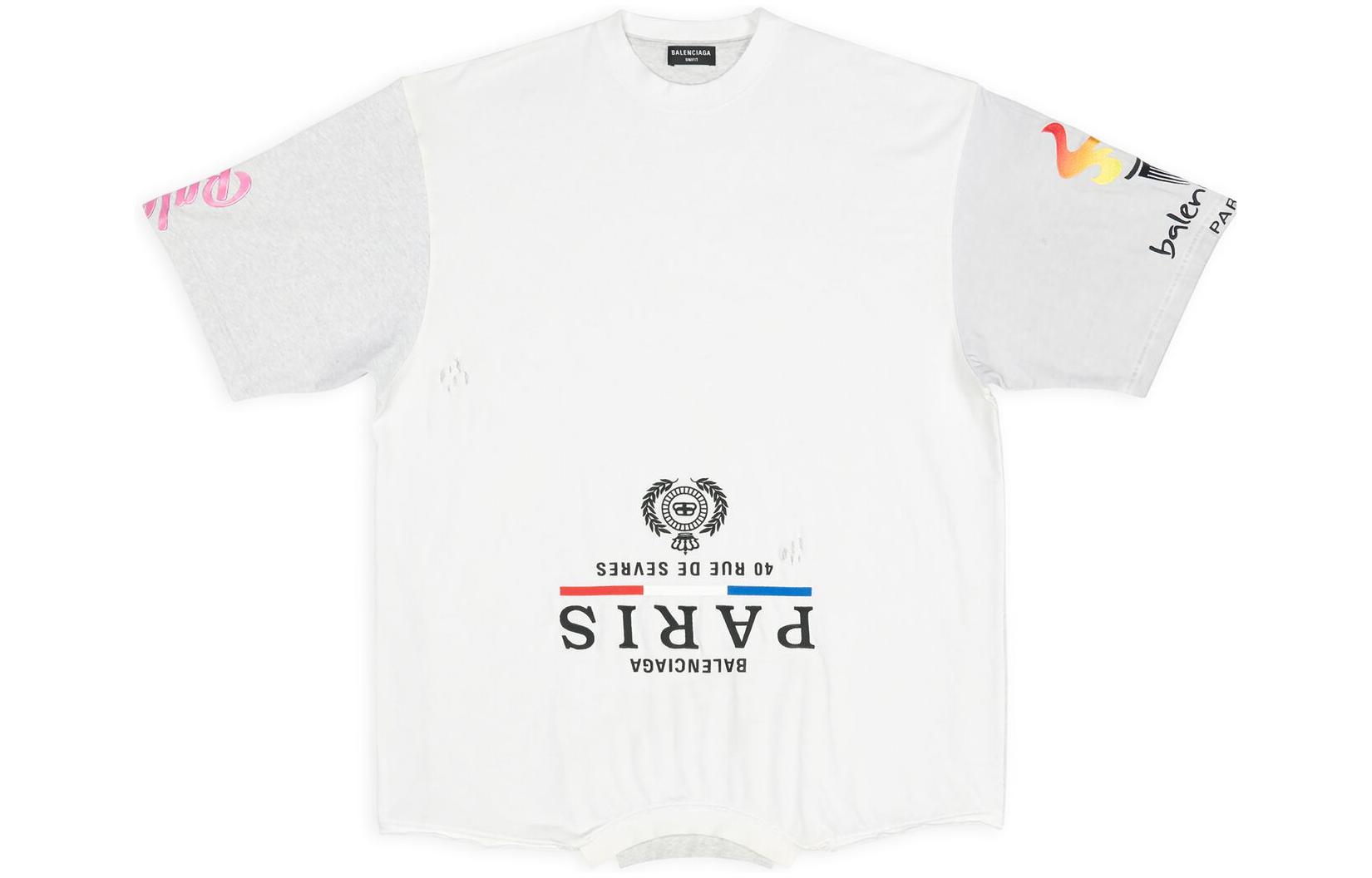 Женская футболка Balenciaga (белая)