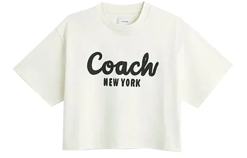 COACH SS24 T Shirt Women's Cream