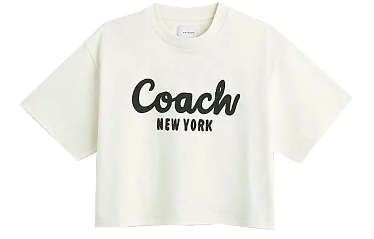 COACH SS24 T Shirt Women's Cream