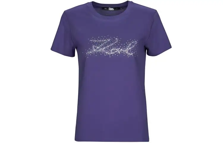 KARL LAGERFELD / Karl Lagerfeld Jeans T Shirt Women's Purple