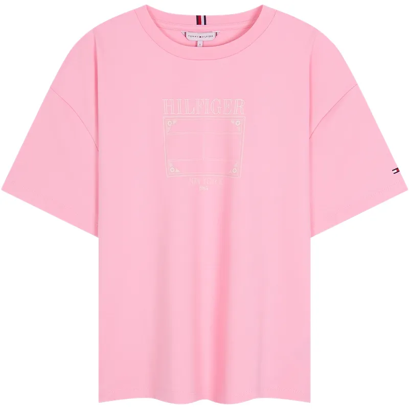 Tommy Hilfiger T-Shirts Women's Crew Neck Moderate