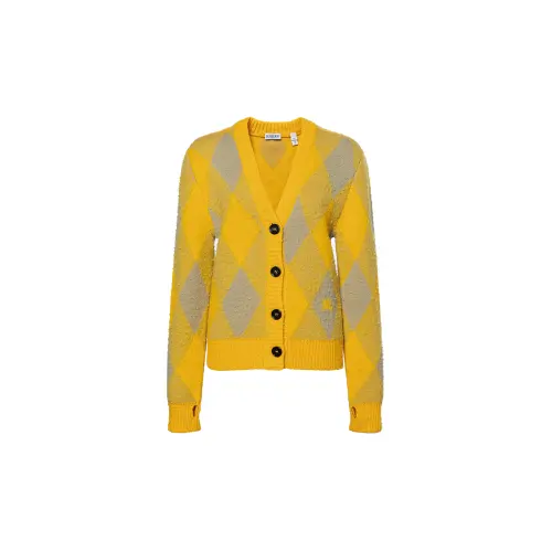 【Previous SeasonFinal Sale】Argyle patterned-jacquard wool cardigan