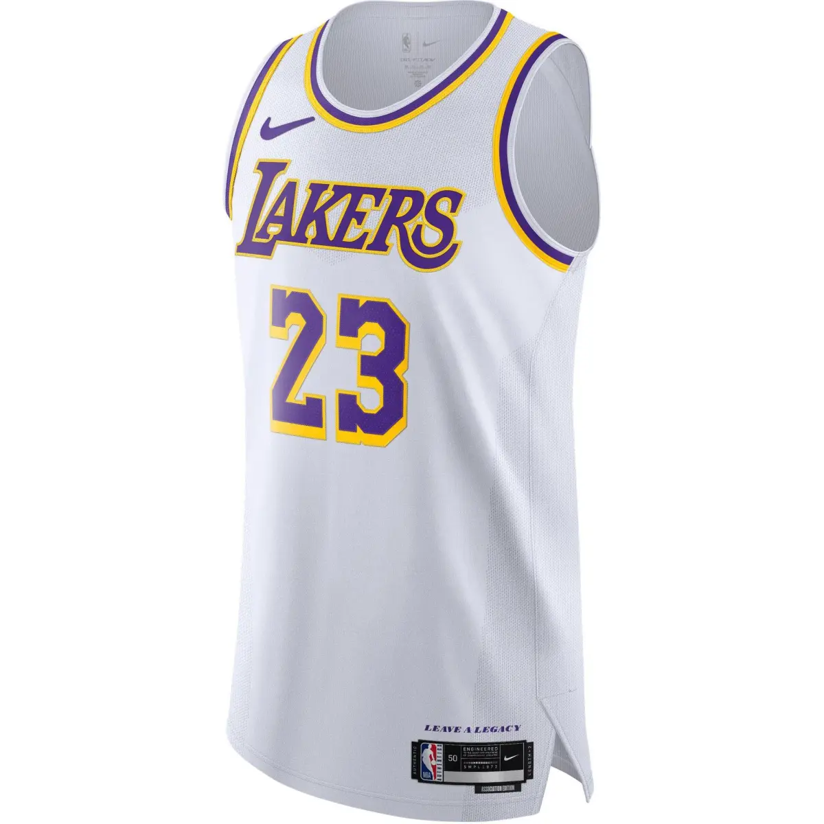 Nike Los Angeles Lakers Dri FIT Basketball Jersey Men's White