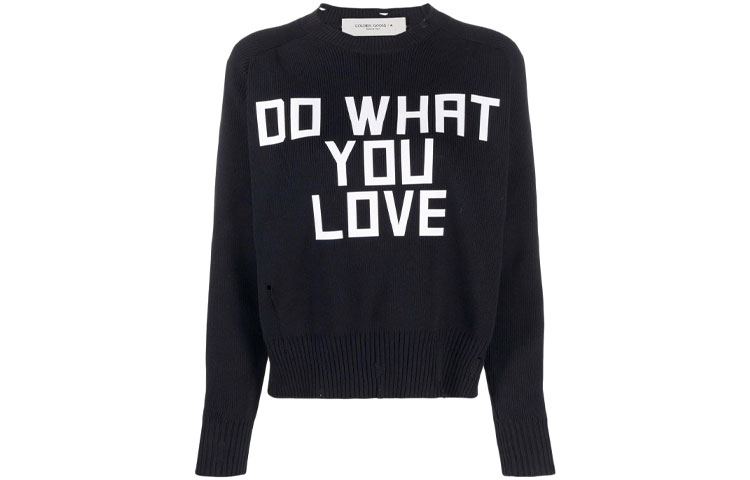 Golden Goose SS22 Sweater Women's Navy Blue