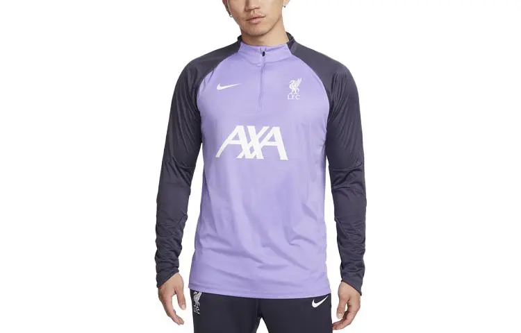 Nike Liverpool F.C. Strike Winter Warrior Third Soccer Jersey Men's Space Purple