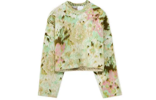 LOEWE x QIANYUQIANXUN SS22 Sweater Women's Green