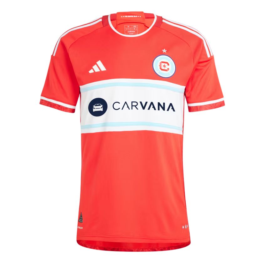 Adidas Free Shipping With AdiClub Chicago Fire 24/25 Home Authentic Jersey