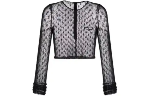 MIU MIU T Shirts Women's Black
