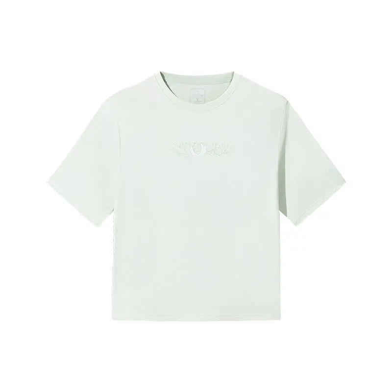 Anta Comprehensive Training Collection Sports Lifestyle Collection Regular T Shirt Women's Wuzhi Aqua Green