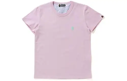 A BATHING APE T Shirts Women's Crew Neck Moderate Straight Fit