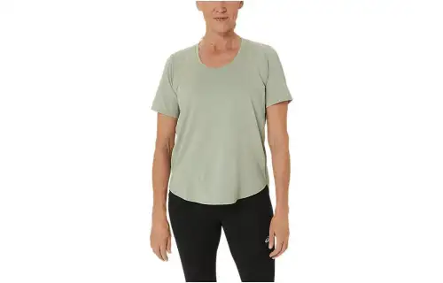 ASICS ROAD T Shirt Women's Olive Gray