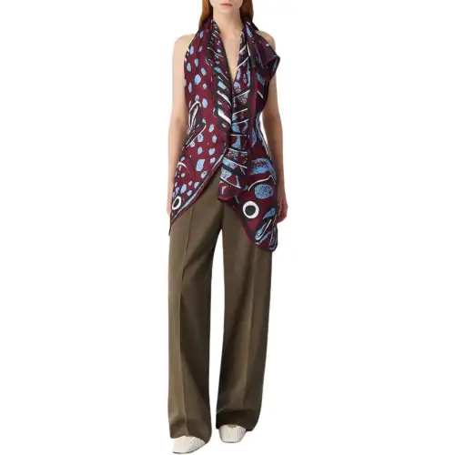 Bottega Veneta Graphic Printed Sleeveless Top